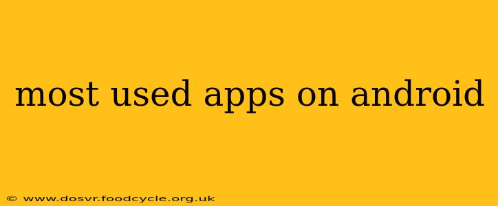most used apps on android