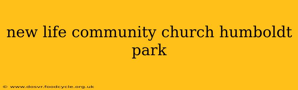 new life community church humboldt park