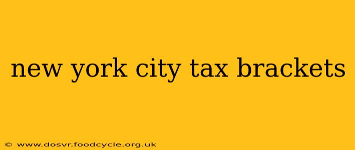 new york city tax brackets