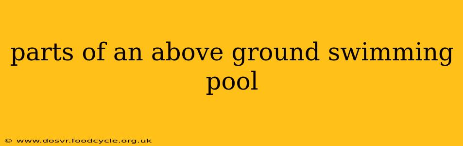 parts of an above ground swimming pool