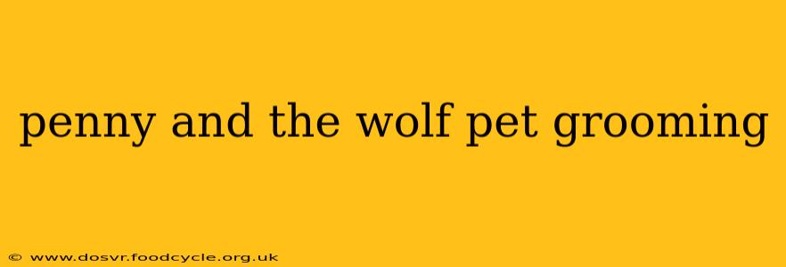 penny and the wolf pet grooming
