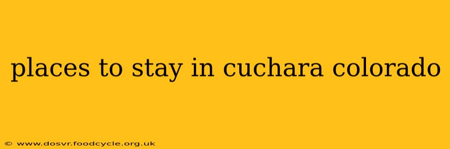 places to stay in cuchara colorado