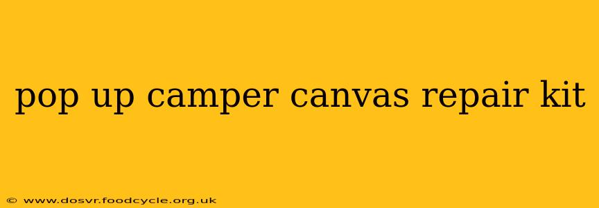 pop up camper canvas repair kit