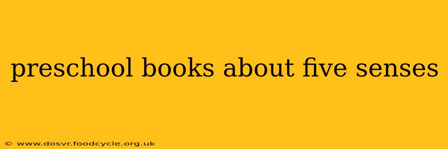 preschool books about five senses