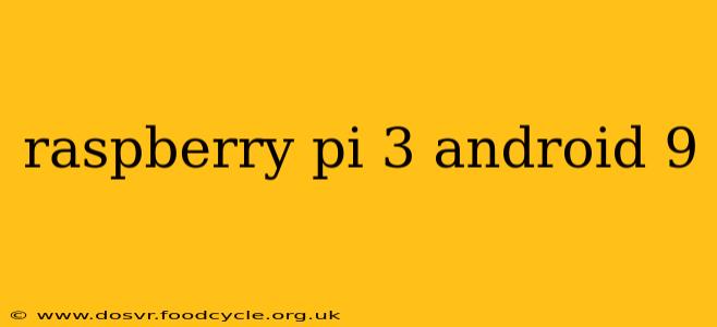 raspberry pi 3 android 9