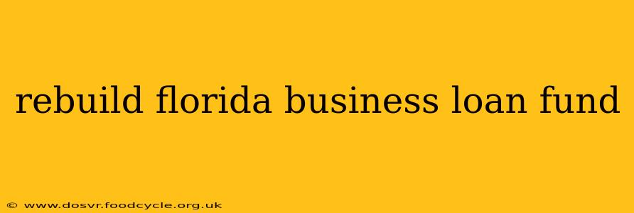 rebuild florida business loan fund
