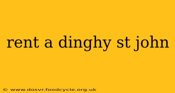 rent a dinghy st john