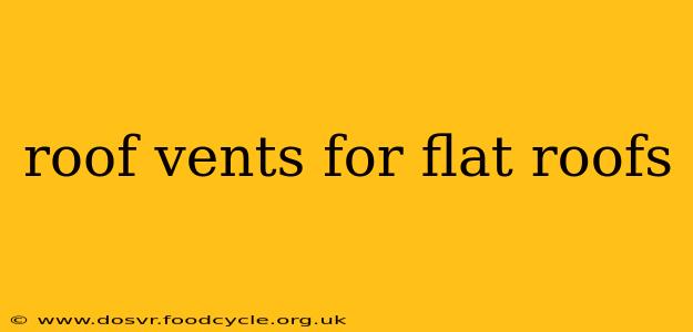 roof vents for flat roofs