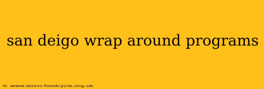 san deigo wrap around programs