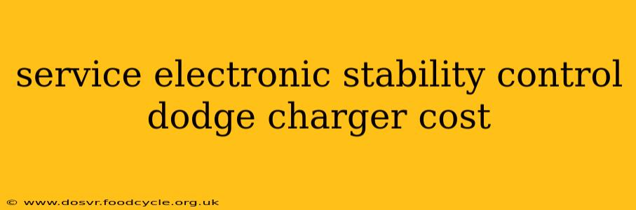 service electronic stability control dodge charger cost