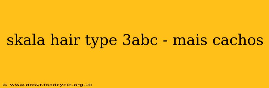 skala hair type 3abc - mais cachos