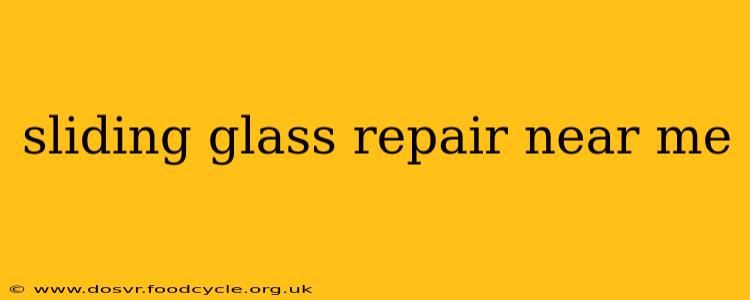 sliding glass repair near me