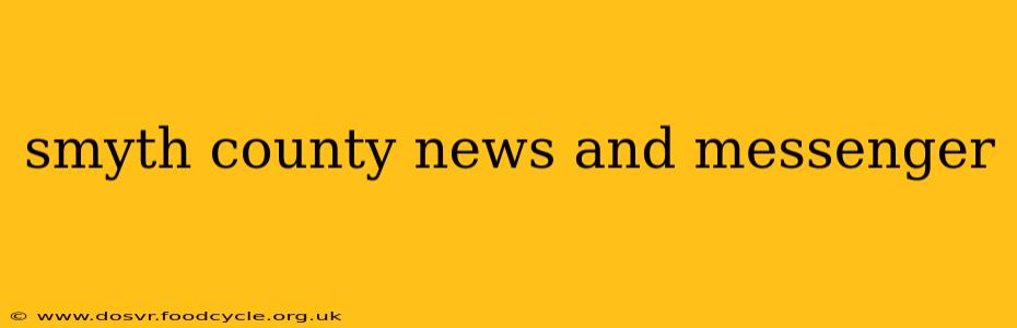 smyth county news and messenger