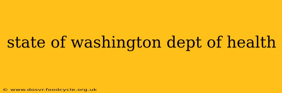 state of washington dept of health