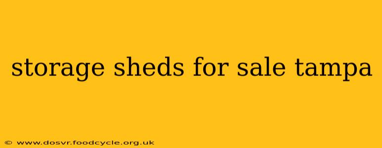 storage sheds for sale tampa