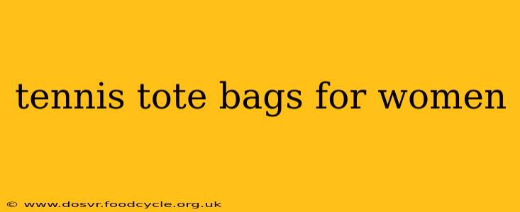 tennis tote bags for women