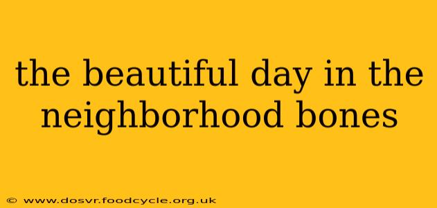 the beautiful day in the neighborhood bones
