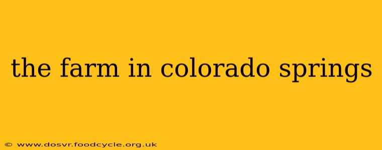 the farm in colorado springs
