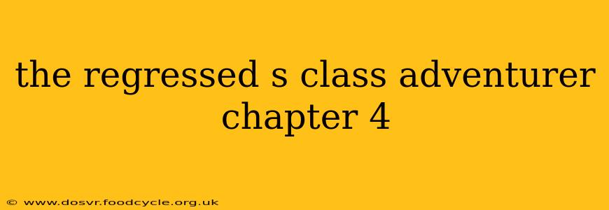 the regressed s class adventurer chapter 4