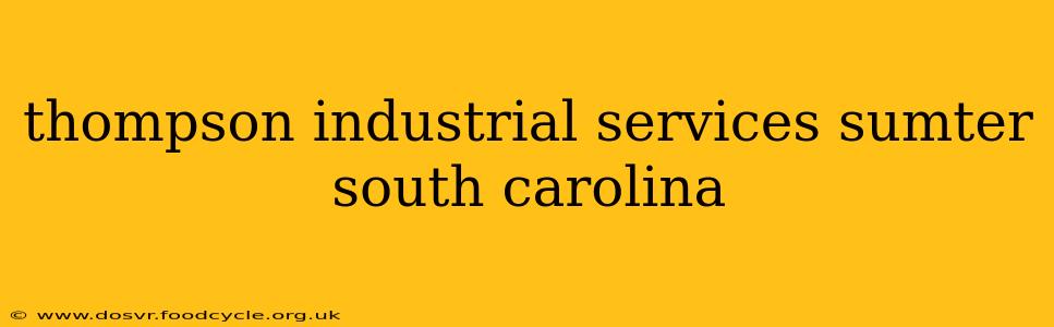 thompson industrial services sumter south carolina