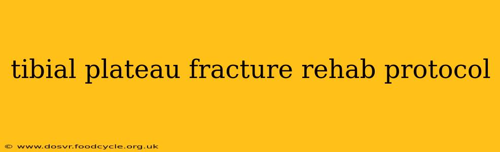 tibial plateau fracture rehab protocol