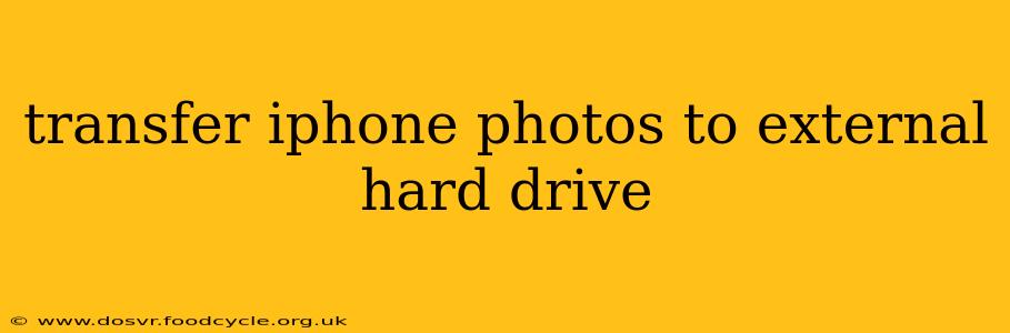 transfer iphone photos to external hard drive