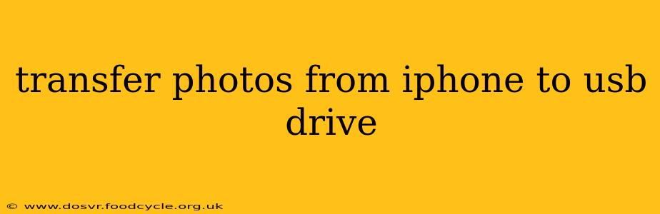 transfer photos from iphone to usb drive