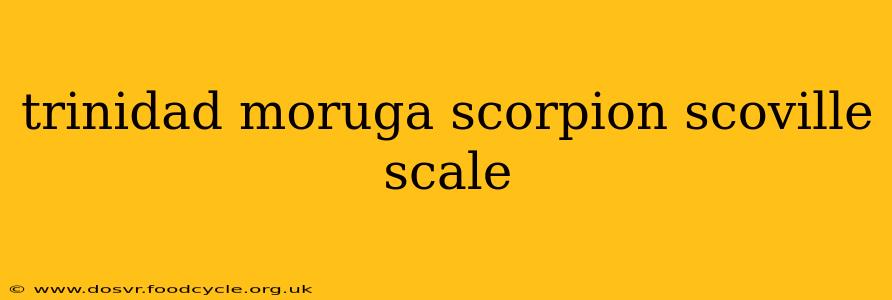 trinidad moruga scorpion scoville scale