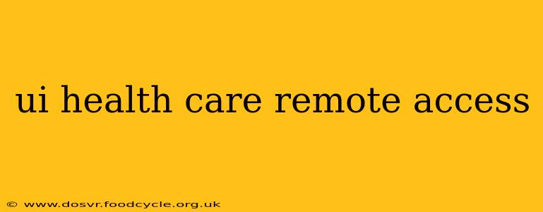 ui health care remote access