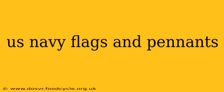 us navy flags and pennants