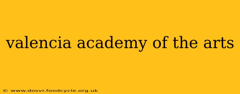valencia academy of the arts