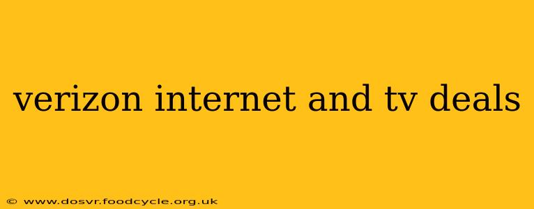 verizon internet and tv deals
