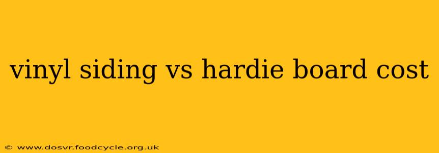 vinyl siding vs hardie board cost