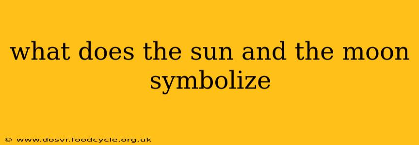 what does the sun and the moon symbolize