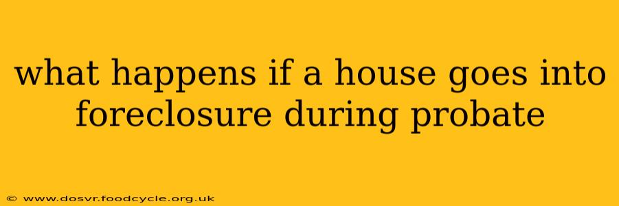 what happens if a house goes into foreclosure during probate