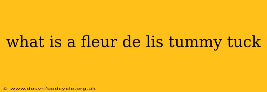 what is a fleur de lis tummy tuck