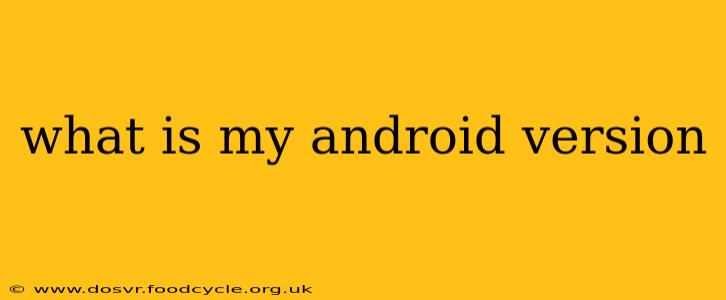 what is my android version