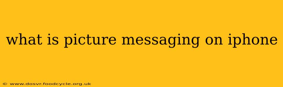 what is picture messaging on iphone