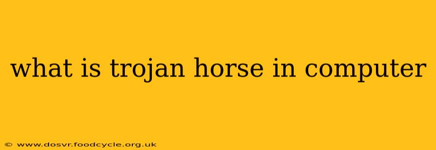 what is trojan horse in computer