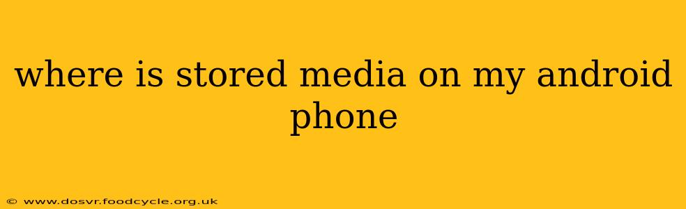 where is stored media on my android phone