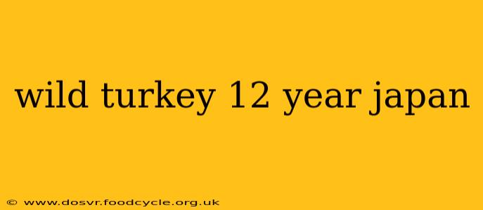 wild turkey 12 year japan