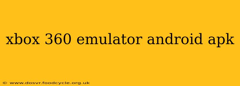 xbox 360 emulator android apk