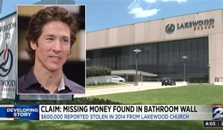 A Plumber Found $600k In Cash And Checks Hidden In The Walls Of Joel Osteen's Lakewood Church In Houston