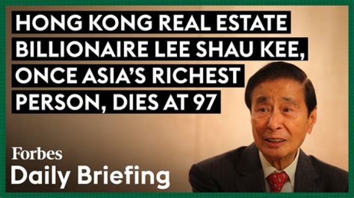 Billionaire Lee Shau Kee Retires As Richest Person In Hong Kong