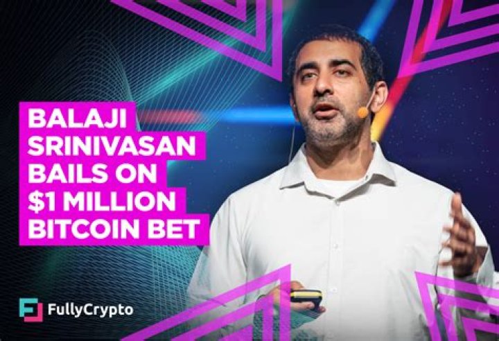 Crypto Investor Balaji Srinivasan Loses $1 Million Bitcoin Bet