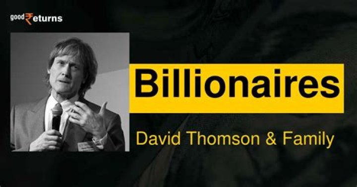 David Thomson Net Worth | Celebrity Net Worth