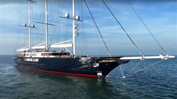 Drone Videos Catch First Glimpses Of Jeff Bezos' $500 Million Yacht