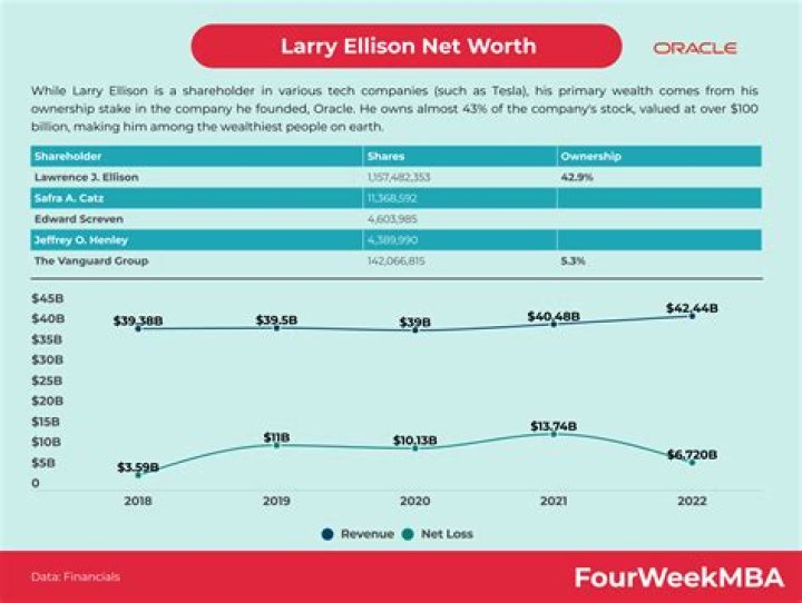 How Much Has Larry Ellison's Net Worth Grown Since 1990?