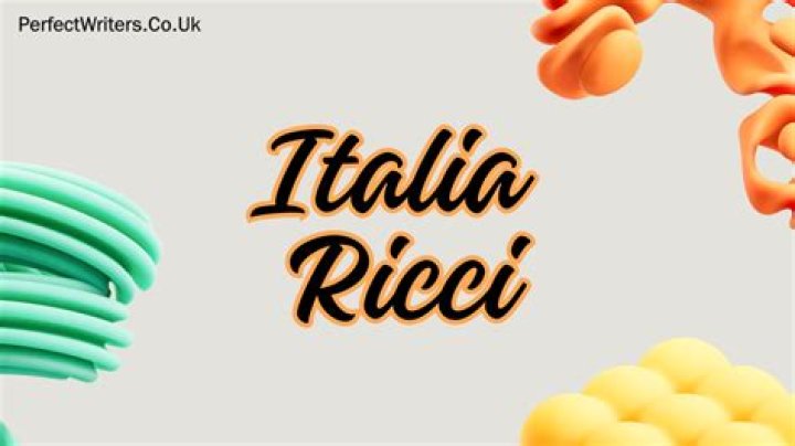 Italia Ricci Net Worth | Celebrity Net Worth