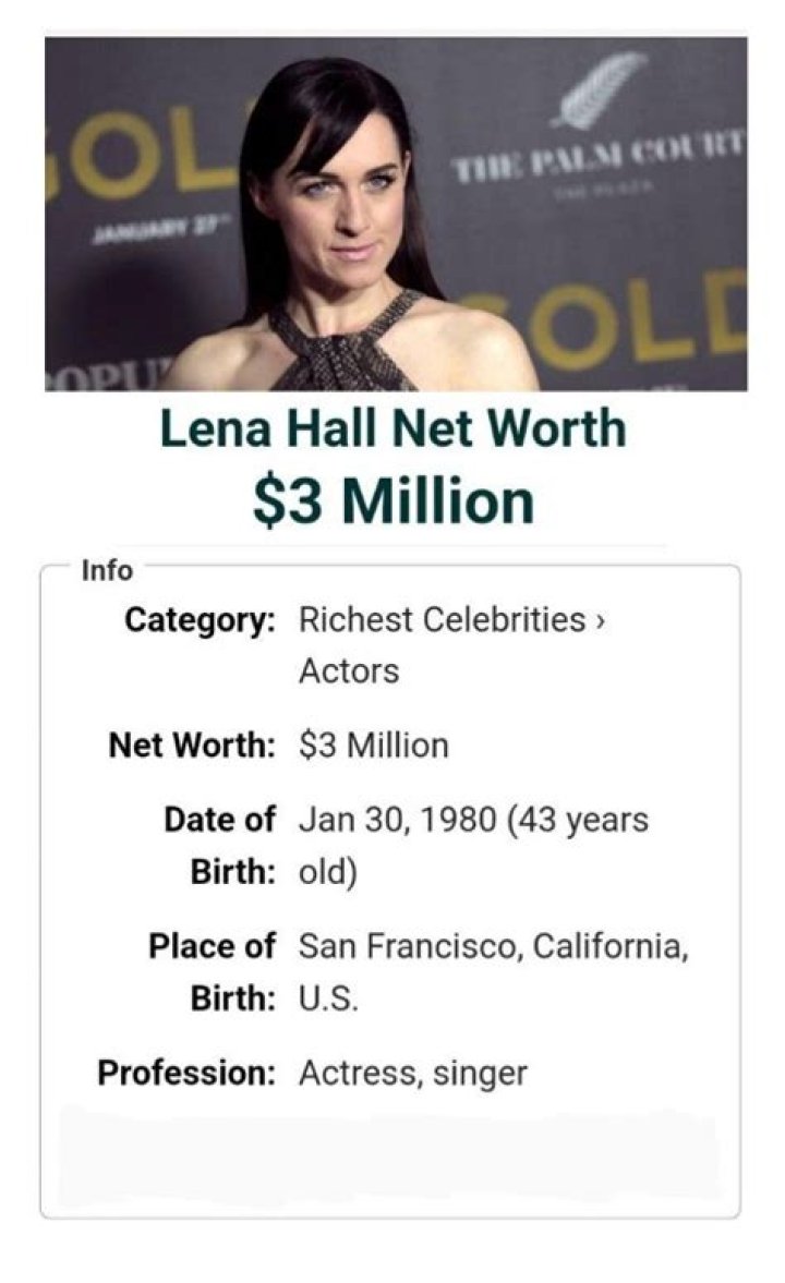 Lena Hall Net Worth | Celebrity Net Worth